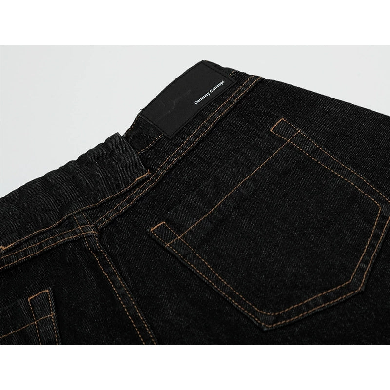 Fashion sports loose denim shorts