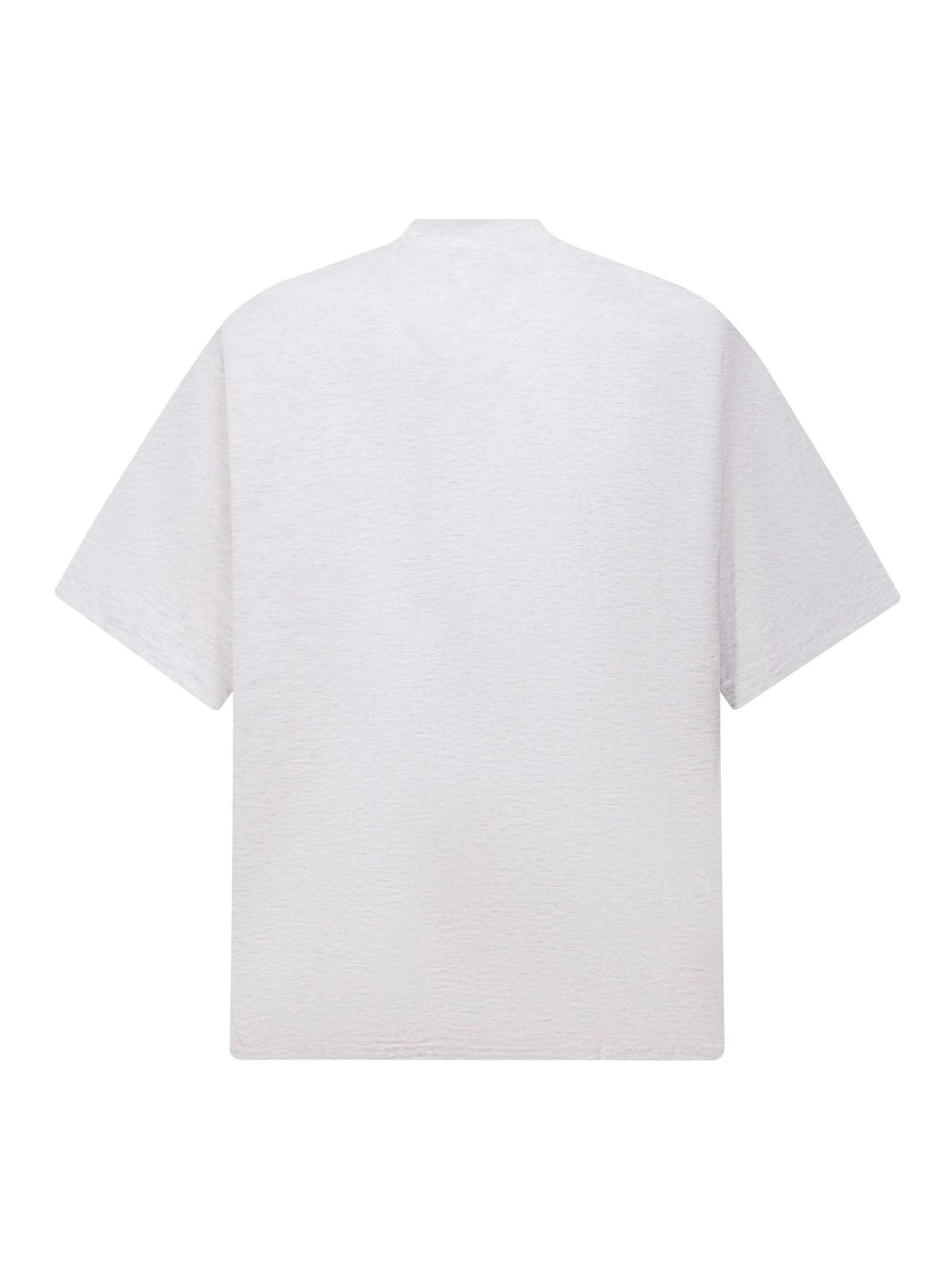 Fashion printed solid color T-shirt