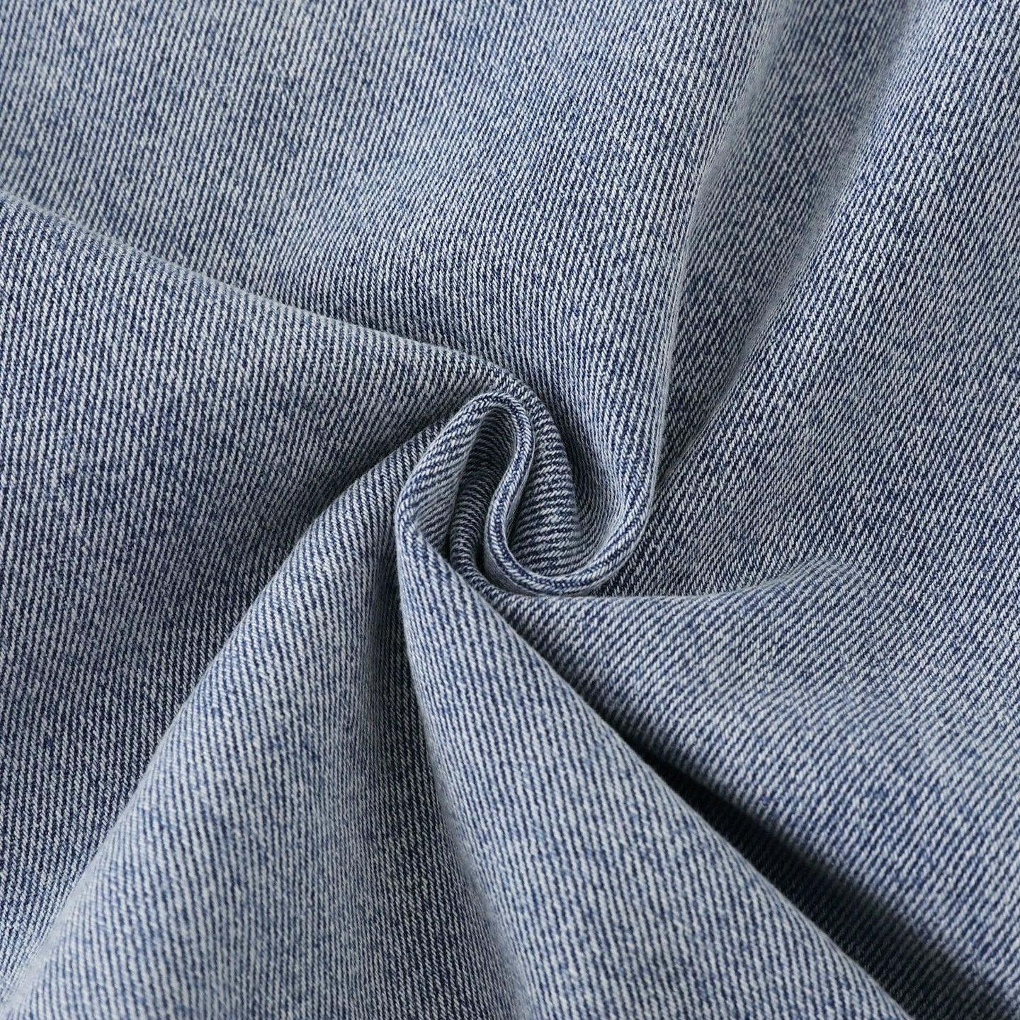 Fashion workwear jeans high street embroidery loose wide pants