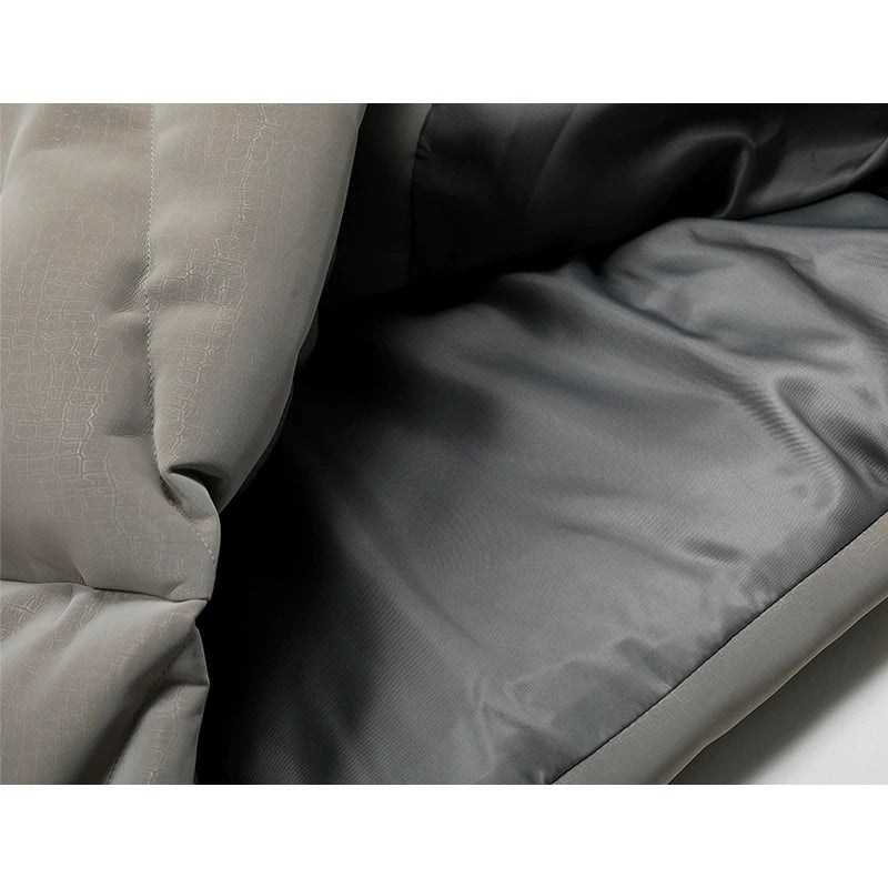 Fashionable solid color down jacket