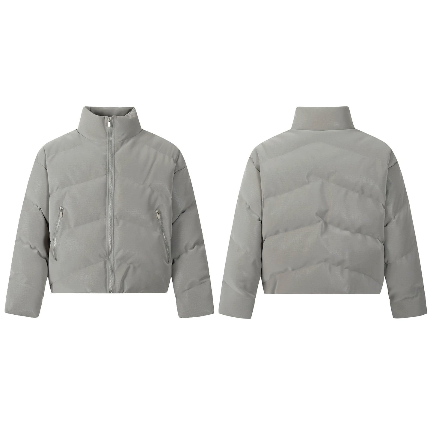 Fashionable solid color down jacket