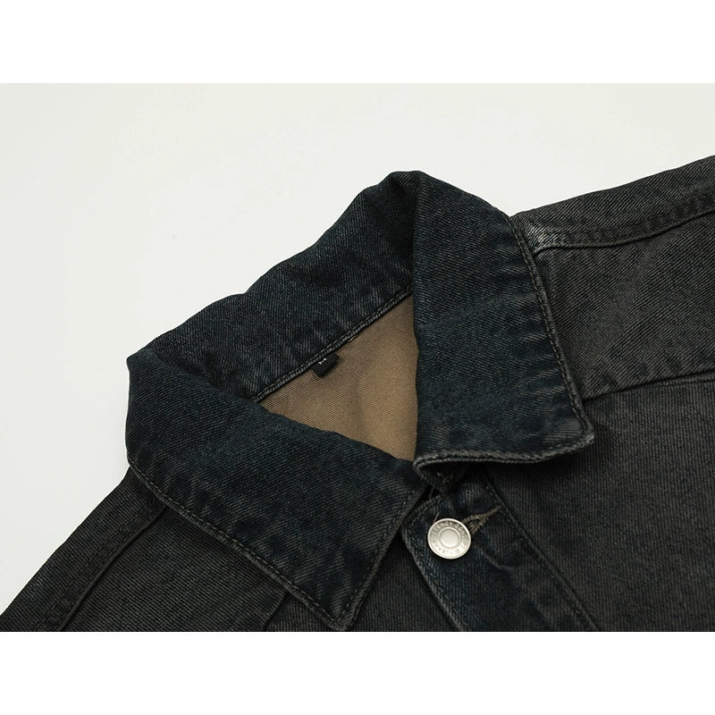 Fashionable denim sports casual jacket