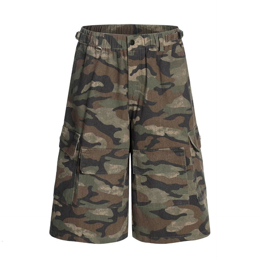 Fashion sports loose camouflage shorts