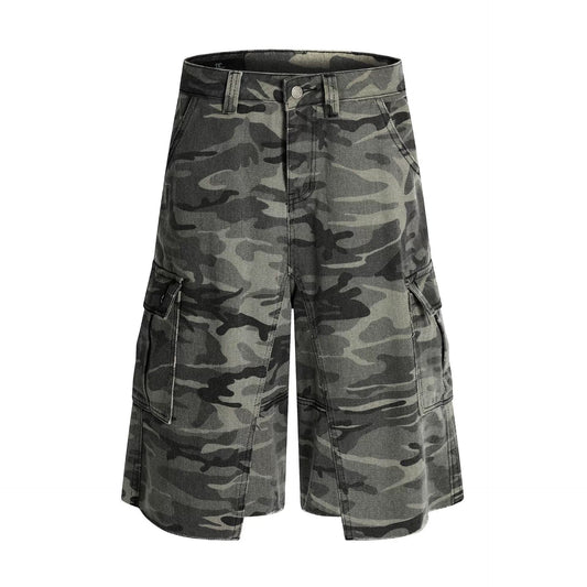 Fashion sports loose camouflage shorts
