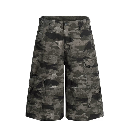 Fashion sports loose camouflage shorts