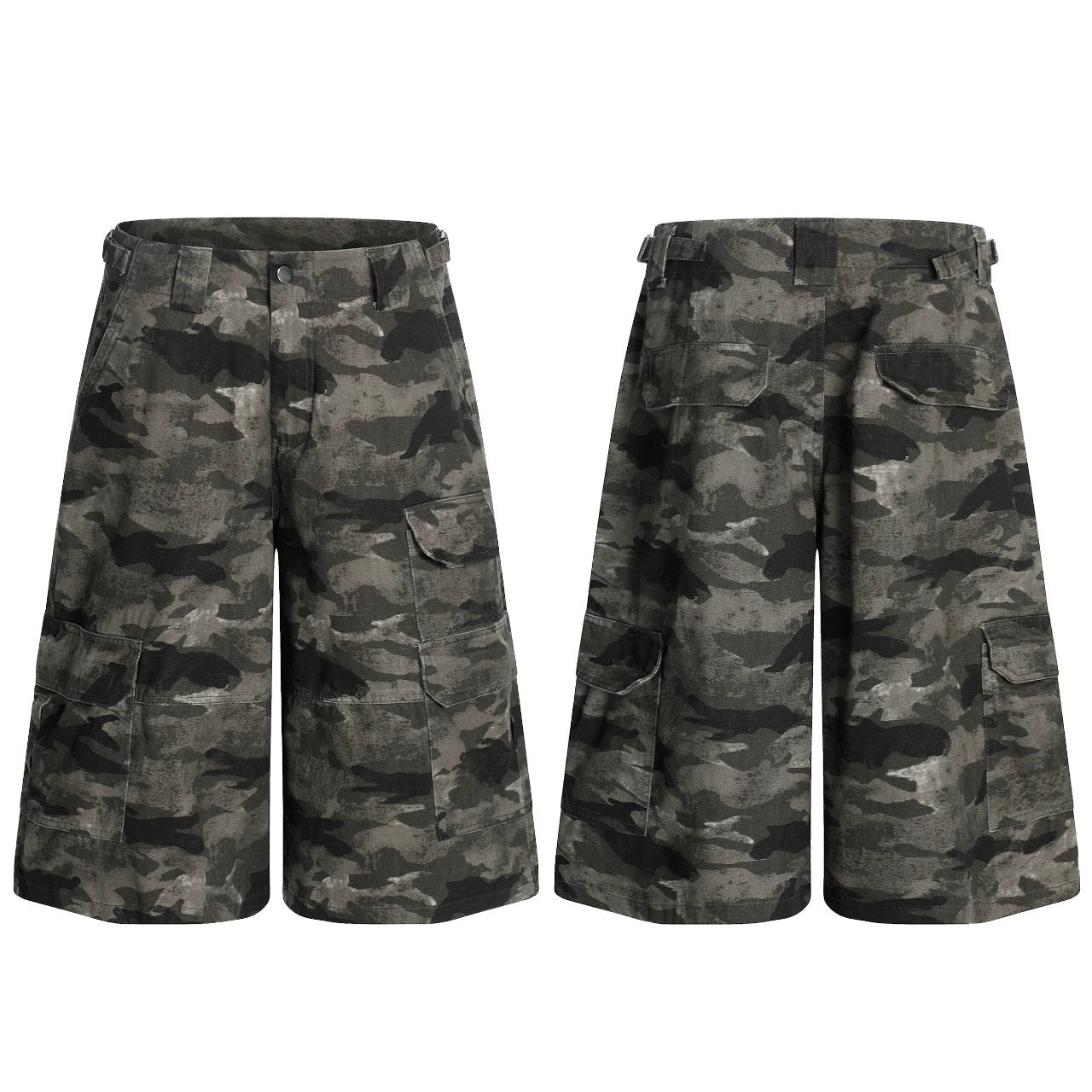 Fashion sports loose camouflage shorts