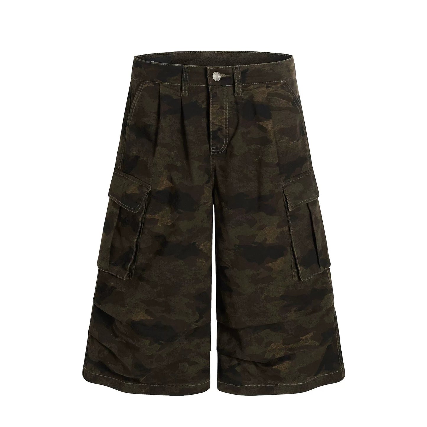 Fashion sports loose camouflage shorts