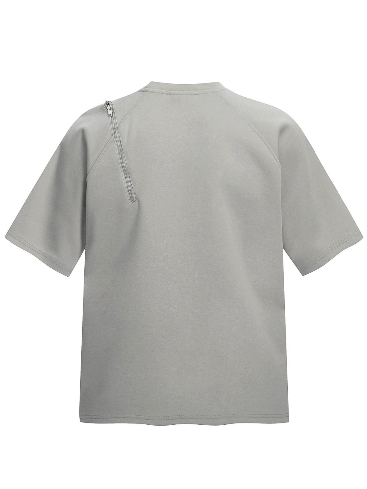 Fashion printed solid color T-shirt