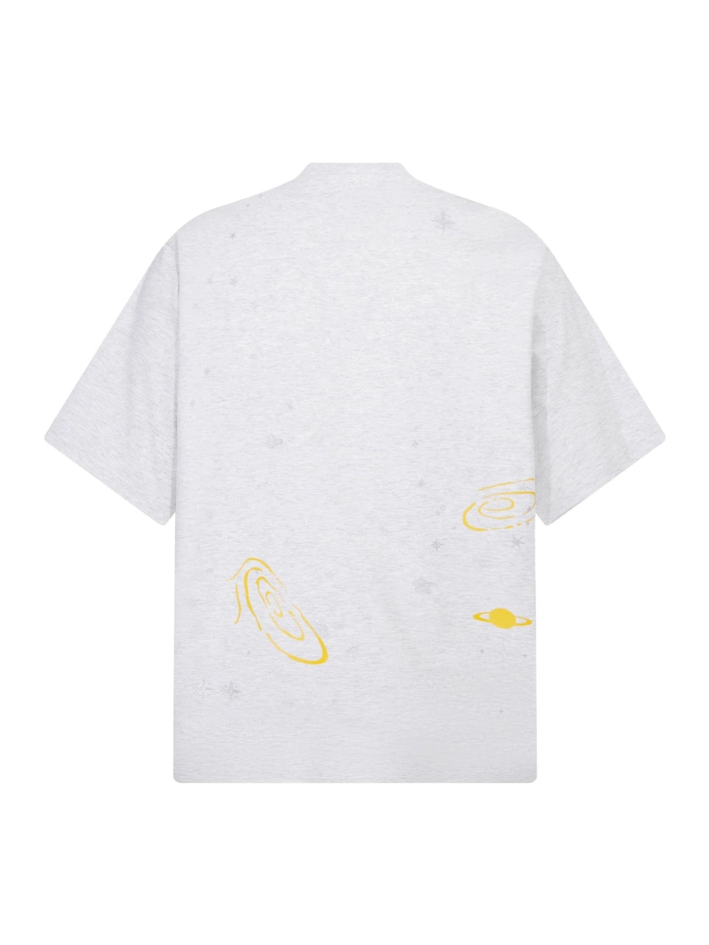 Fashion printed solid color T-shirt